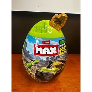 MAX Dino Adventure 238 Piece Brick Set Dinosaur Raptor Force Dinosaur Egg-NEW!